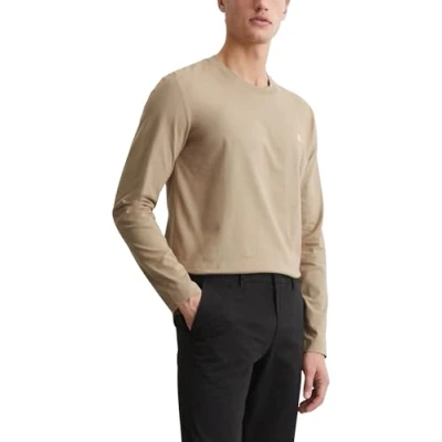 Image of Marc O&#039;Polo Long Sleeve CREW NECK ICON Chest Print sleeved top, Men&#039;s, Size: 3XL, Charleston gray
