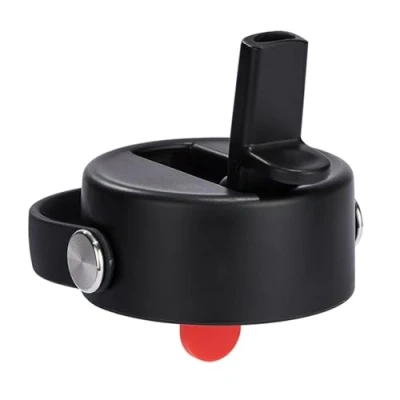 Image of Hydro Flask Wide Mouth Flex Straw Cap Black Water bottle accessories