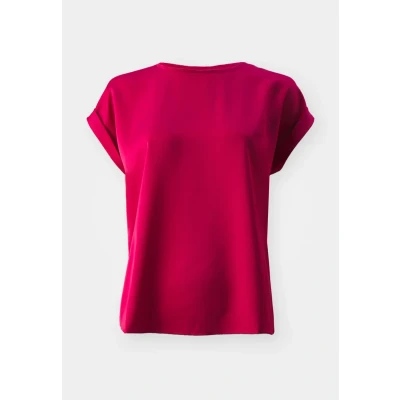 Image of VILA Viellettenoos Basic Tshirt, Women&#039;s, Size: 6, Cerise