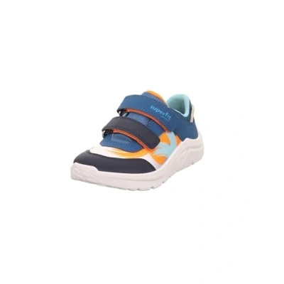 Image of Superfit Kicks Unisex Trainers for kids, Size: 12.5K, Blau/orange Synthetics/textile