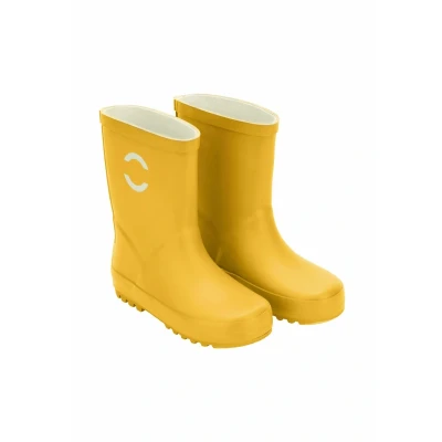 Image of mikk line Solid Wellies for kids, Size: 6K, Sunflower Natural rubber