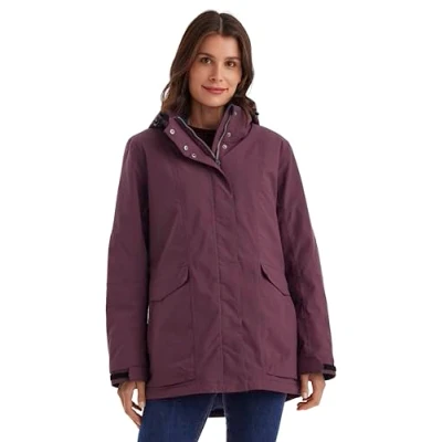 Image of Killtec Women&#039;s Outdoor Waterproof Jacket with Removable Hood