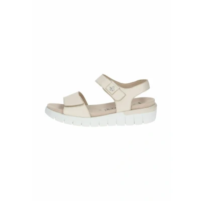 Image of Caprice Platform sandals, Women&#039;s, Size: 5, Cream perlato Leather