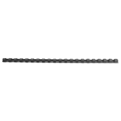 Image of GBC CombBind Binding Combs, 10 mm, 65 Sheet Capacity, A4, 21 Ring, Black, Pack of 100, 4028175