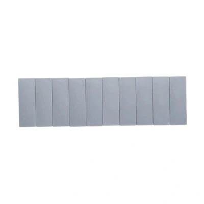 Image of MAUL MAULsolid Magnets, 54 x 19 mm (Pack of 10), Mini Magnets Made Plastic with 1 kg Adhesive Force, Strong for Whiteboard and Magnetic Board, Ideal Office, Home Office Workshop,