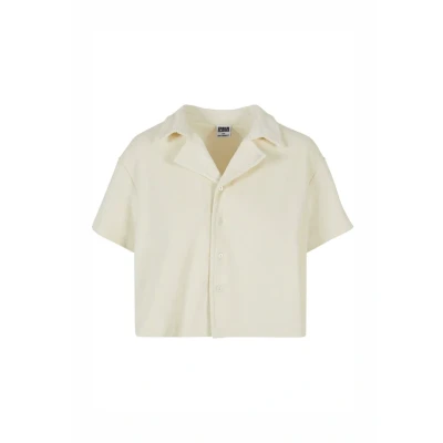 Image of Urban Classics Resort Buttondown blouse, Women&#039;s, Size: 5XL, Palewhite
