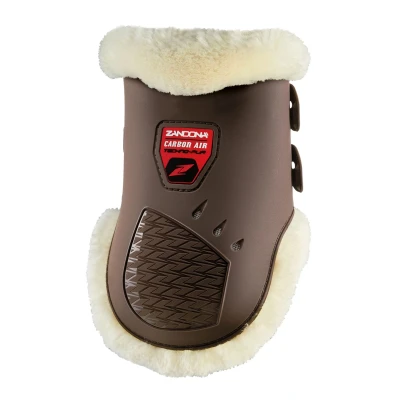 Image of Zandona Fetlock Boots Carbon Air Techno Fur
