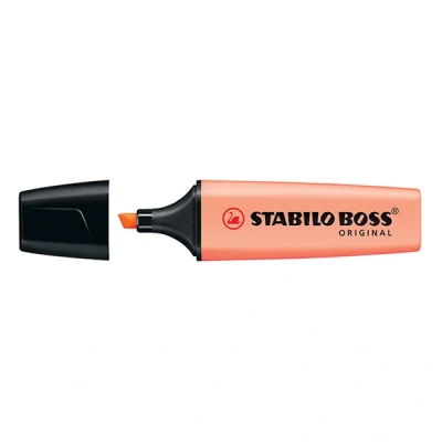 Image of Highlighter STABILO BOSS ORIGINAL Pastel Pack of 10 Creamy Peach