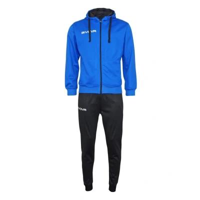 Image of GIVOVA King Tracksuit in POLARFLEECE (SORRENTO) Light Blue/Black Size L