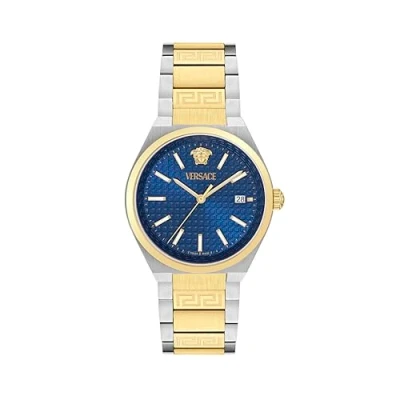 Image of Versace Auria Unisex Watch bitone, Size: One Size, Bi tone
