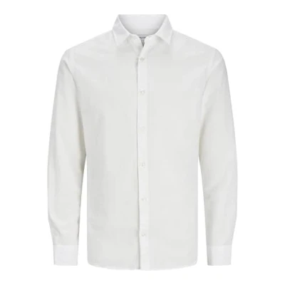 Image of Jack &amp; Jones Jjebreeze Shirt, Men&#039;s, Size: 4XL, White
