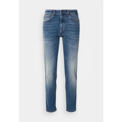 Image of BOSS Maine Straight leg jeans navy, Men&#039;s, Size: 46x32, Navy