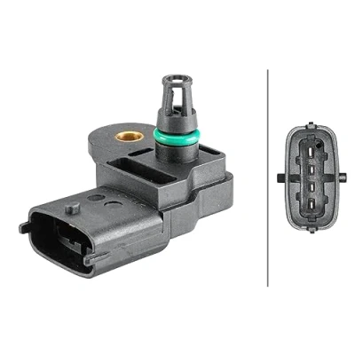 Image of Sensor, boost pressure HELLA 6PP 358 152 331