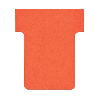 Image of Nobo Card Board Accessory T Cards, Size 1.5, Pack of 100 red