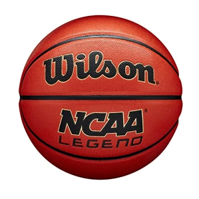 Image of Wilson Basketball NCAA LEGEND, Blended Leather, Indoor and Outdoor Basketball, 7