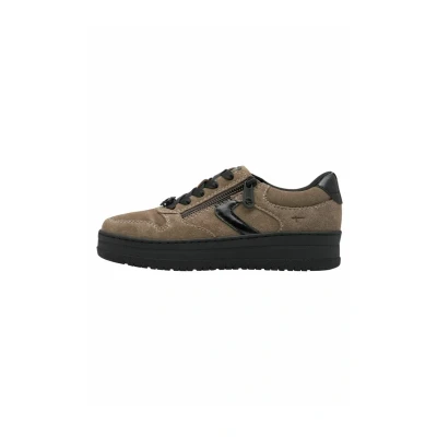 Image of Tamaris Sneaker Trainers, Women&#039;s, Size: 3, Taupe shoes