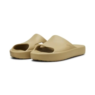Image of Puma Shibui CAT Unisex Pool slides, Size: 5, Prairie tan shoes
