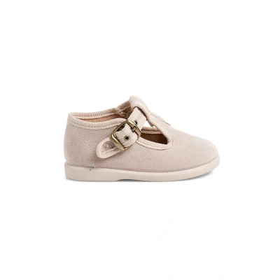 Image of Pisamonas Serratex Baby shoes for kids, Size: 4.5K/5K, Beige Textile/synthetics