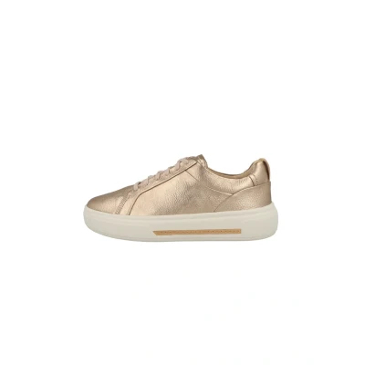 Image of Clarks Hollyhock WALK Trainers, Women&#039;s, Size: 3.5, Copper metallic Leather
