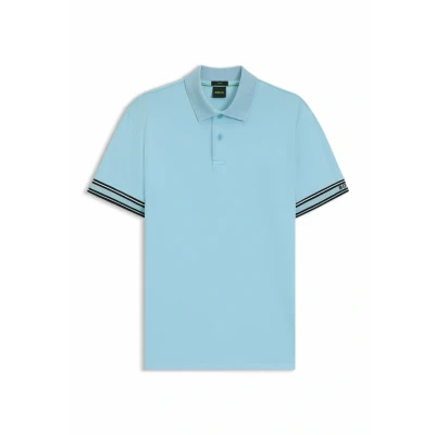 Image of BOSS Polo shirt, Men&#039;s, Size: XL, Light blue five