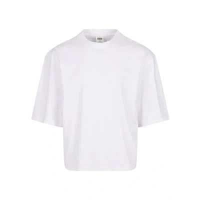 Image of Urban Classics Cropped Basic Tshirt, Men&#039;s, Size: XL, White