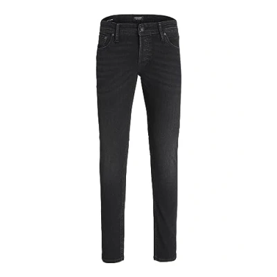 Image of JACK &amp; JONES Men&#039;s Jeans, Black Denim, 42W / 34L