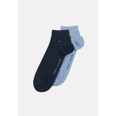 Image of Tommy Hilfiger MEN Quarter 2 PACK Socks, Men&#039;s, Size: 6 8, Light blue melange