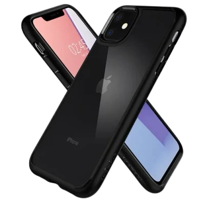 Image of Spigen Ultra Hybrid Case Black Apple iPhone 11