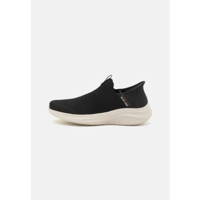Image of Skechers Ultra FLEX 3.0 Slipons, Men&#039;s, Size: 13, Black/red Textile
