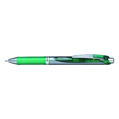 Image of Pentel BL80 DX EnerGel Retractable Gel Ink Rollerball Pen,Green,1 mm