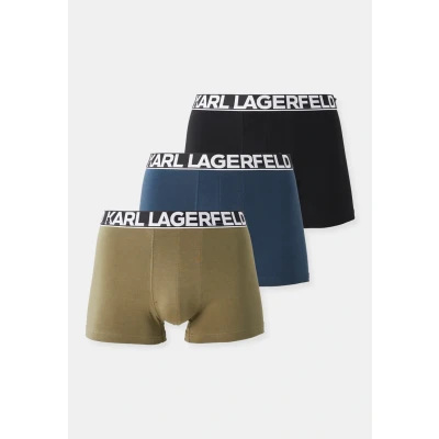 Image of KARL Lagerfeld BOLD FULL Trunk 3 PACK Pants, Men&#039;s, Size: Large, Midnight/black/olive