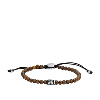 Image of Fossil Bracelet silvercoloured, Men&#039;s, Size: One Size, Silver coloured