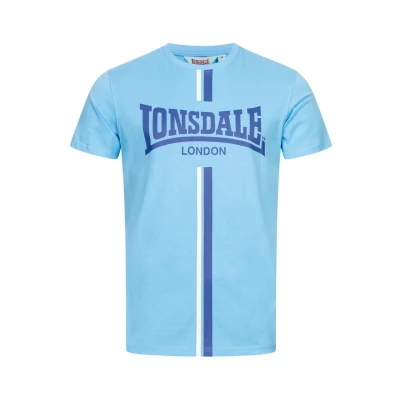 Image of Lonsdale Normale Passform Altandhu Print Tshirt, Men&#039;s, Size: Medium, Blue navy white