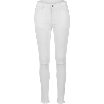 Image of Urban Classics Jeans Skinny Fit, Women&#039;s, Size: XL, White