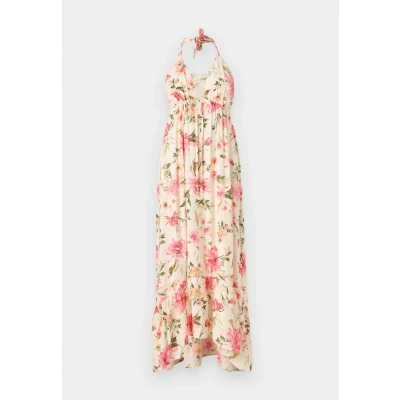 Image of ONLY Onlflower Halterneck Dress Day dress, Women&#039;s, Size: Small, Cloud dancer