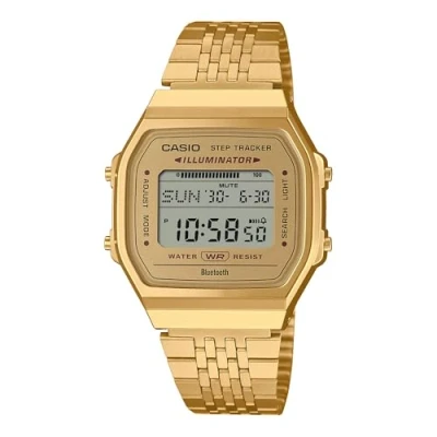 Image of Casio STEP Tracker Unisex Digital watch goldcoloured, Size: One Size, Gold coloured