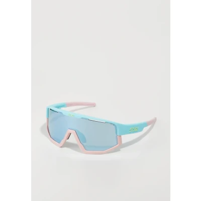 Image of Bliz Fusion Small Sonnenbrille 2024 Matt Pastel Blue/Smoke Ice Blue Multi