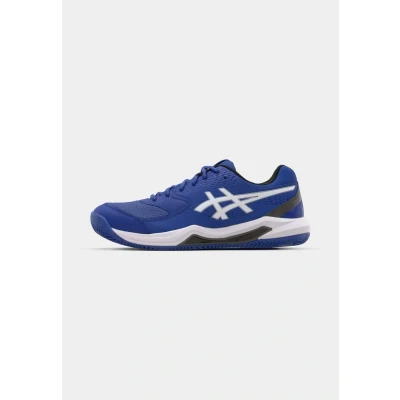 Image of Asics GEL Dedicate 8 Clay court tennis shoes, Men&#039;s, Size: 11, Dark cobalt/white shoes