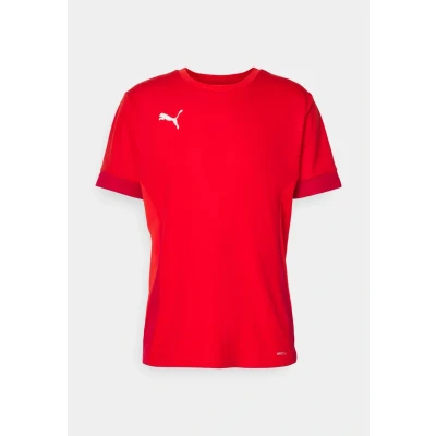 Image of Puma Teamgoal Matchday Sports Tshirt, Men&#039;s, Size: XL, Red/fast red