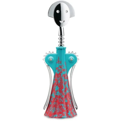 Image of Alessi Anna G. corkscrew AM01A 6 Blue, Red by Studio Temp