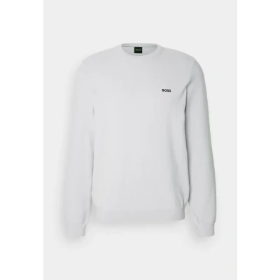 Image of BOSS Momentum Jumper, Men&#039;s, Size: Medium, Light pastel grey