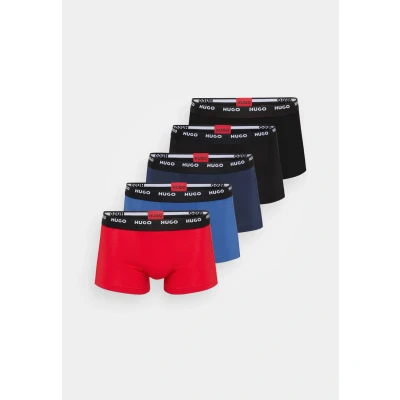 Image of HUGO Trunk 5 PACK Trunks, Men&#039;s, Size: XXL, Blue/black/red