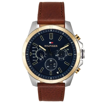 Image of Tommy Hilfiger Decker Casual Chronograph watch, Men&#039;s, Size: One Size, Blau