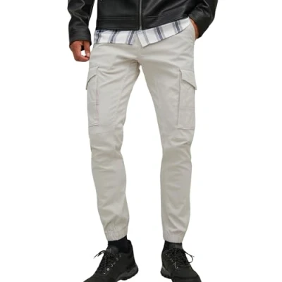 Image of Jack &amp; Jones Jpstpaul Jjflake Cargo trousers, Men&#039;s, Size: 29x32, Moonbeam