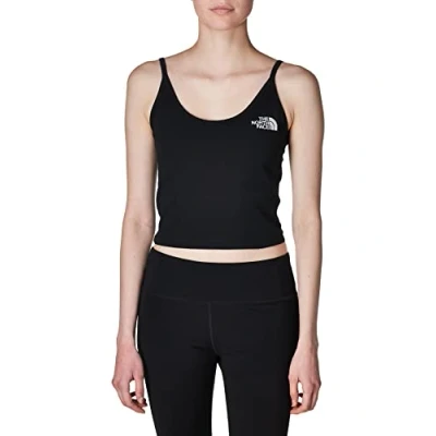 Image of The North Face CROP TANK Top, Women&#039;s, Size: Small, Black