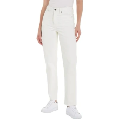 Image of Tommy Hilfiger Classic Straight leg jeans, Women&#039;s, Size: 30x30, Ecru
