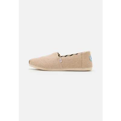 Image of TOMS Slipons, Women&#039;s, Size: 4.5, Natural Textile