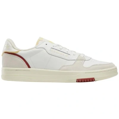 Image of Reebok Classic Phase Court Unisex Trainers, Size: 7, Chalk/vintagechalk/weathered white Leather and textile