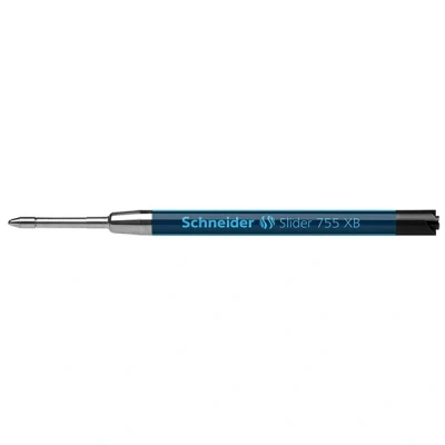 Image of Schneider 175501 Ballpoint Pen Refill Slider 755 Permanent XB,Black,10count(Pack of 1)