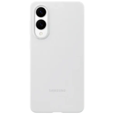 Image of Samsung Silicone Back Cover Grey Galaxy S25 Edge